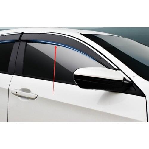 For Ford Ecosport 2016 2015 2014 2013 Sun Rain Window Deflectors vent visor Protective Exterior Awning Cover Accessories Trims