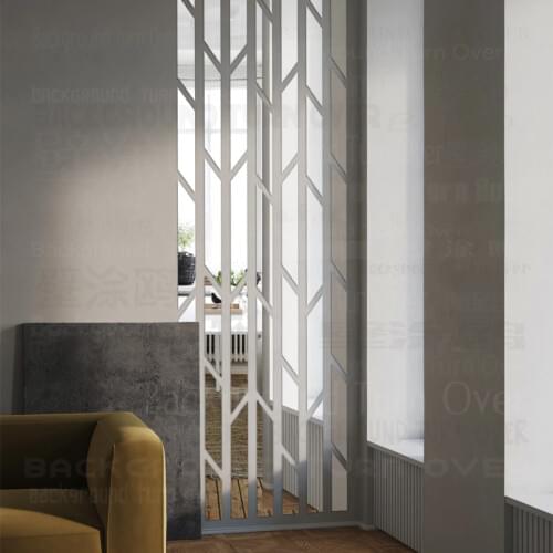 Mirror Stickers Sticker Bathroom Decor 3D Long Wall Mirrored Adhesive Paper Room Home Decoration Accessories Film Bamboo R272