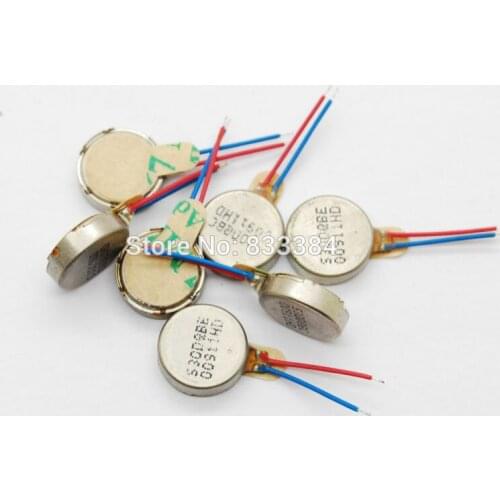 New 10pcs 30-100ma 1.5-5V DC precision micro Cion vibration motor for handle game massager DIY