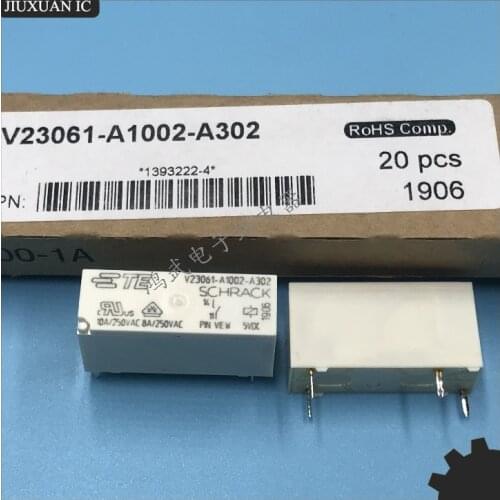 5pcs/lot [In stock] Relay V23061-A1002-A302 5VDC 10A 4pins