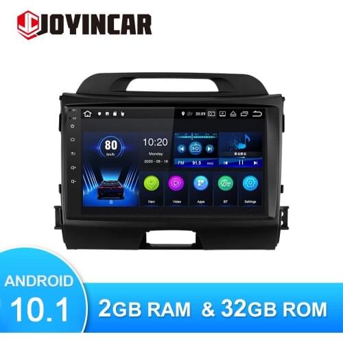 JOYINCAR Android 9.1 Car Multimedia Player For KIA Sportage 3 2010-2015 Autoradio GPS Navigation Camera WIFI Stereo FM Radio