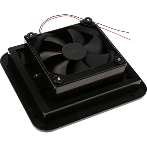RV Caravan Motorhome Side Air Vent Ventilation With Cooling Exhaust Fan 12V