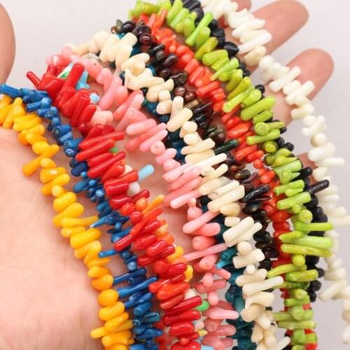 Natural Stone Coral Beads Charms Beads High Quality for Jewelry Making Irregular Shape Loose Beads for Women Bracelet Necklace