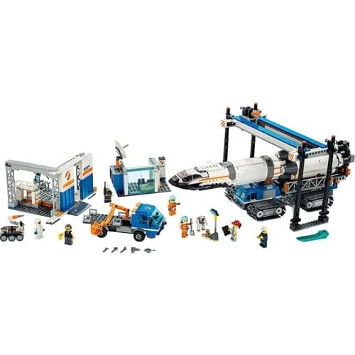 11388 City Series Rocket Loading and Transportation Center 60229 Childrens Building Block Toy Gifts