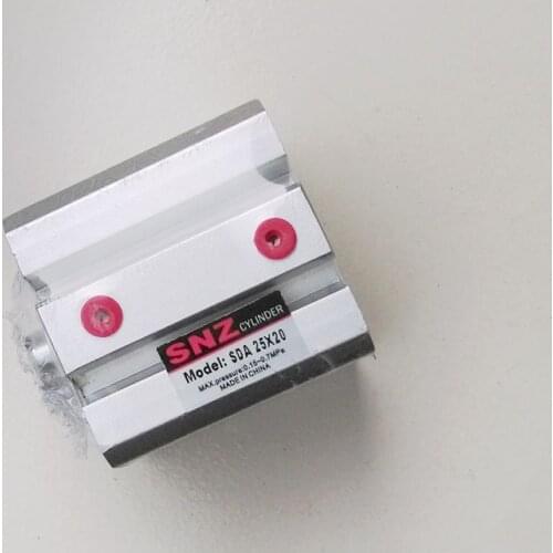 Bore 25mm Stroke 20mm Pneumatic Compact Cylinder SDA25X20