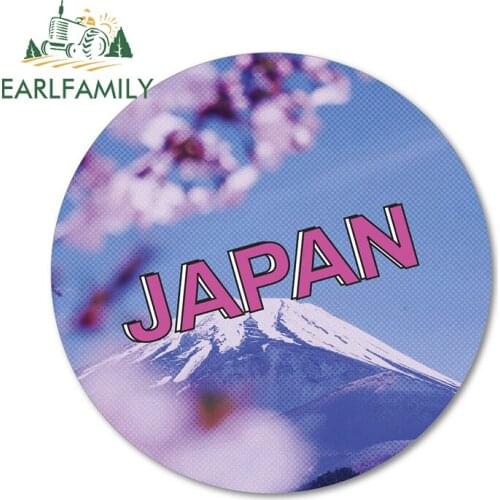 EARLFAMILY 13cm x 12.8cm for Japan Tokyo Car Stickers Fashionable Waterproof Decals Anime Motorcycle Vehicle Decor Car Label