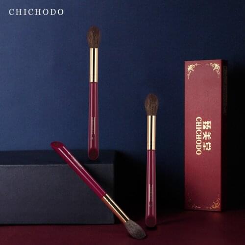 CHICHODO makeup brush-Luxurious Red Rose series-high quality goat hair highlight brush-cosmetic tool-make up brush-beauty pen