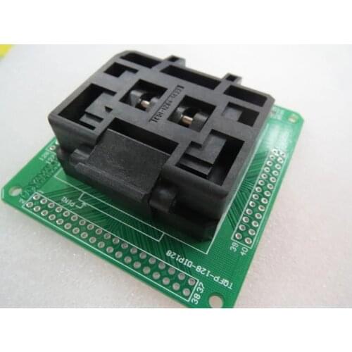 Original IC Test Seat IC51-1284-1433 Burning Programer TQFP128 Socket Adapter