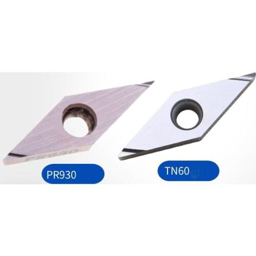 Original VBGT110302R-F TN60 Carbide Inserts for Steel VBGT110302 VBGT 110302 Lathe Cutter CNC Turning Tools