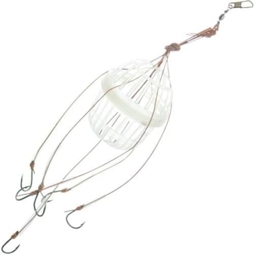 Useful Fishing Tackle Hook Box Sea Fishing Monster with Six Strong Fishing Hooks