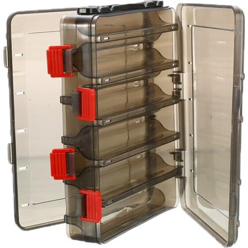 Fishing Lure Box Double Sided Tackle Box Fishing Lure Multifunctional Box Hooks Spoons Storage for Sale Boxes New