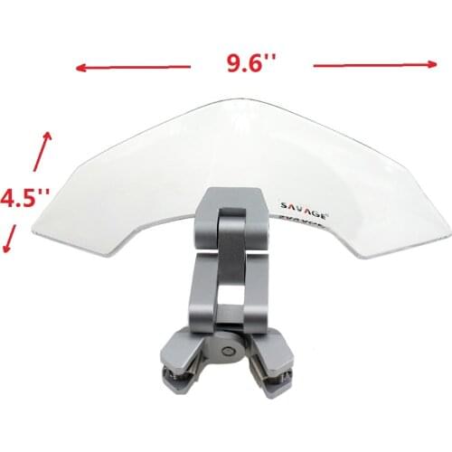 Universal Motorcycle Windshield Airflow Adjustable Windscreen extension Deflector Windshield Spoiler