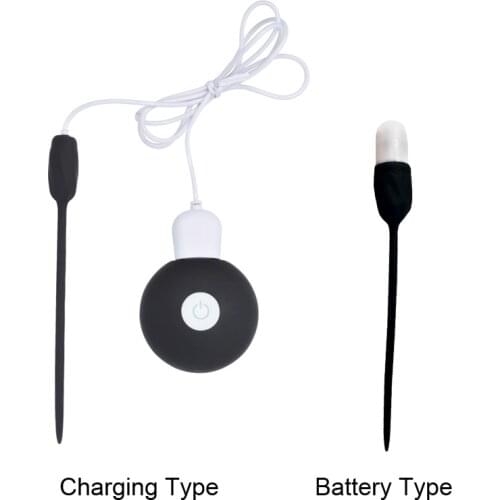 20 Frequency Urethral Vibrator Catheter Penis Plug Sex Toy for Men Vibrating Urethral Plug Penis Insertion Urethra Sound Dilator