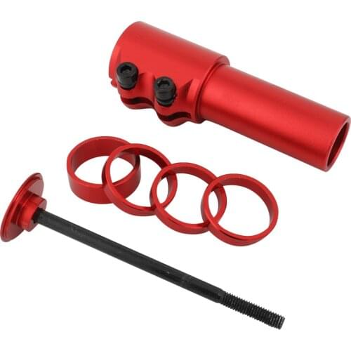 Mountain Road Bike Bicycle Handlebar Front Fork Stem Riser Extension Cycling Accessory Mountain Bike Front Fork Tube Raiser