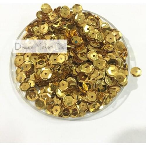 5000pcs(50g) 6mm Cup Loose Sequins Paillette Sewing For Crafts Scrapbooking confetti decoration for sewing garment etc