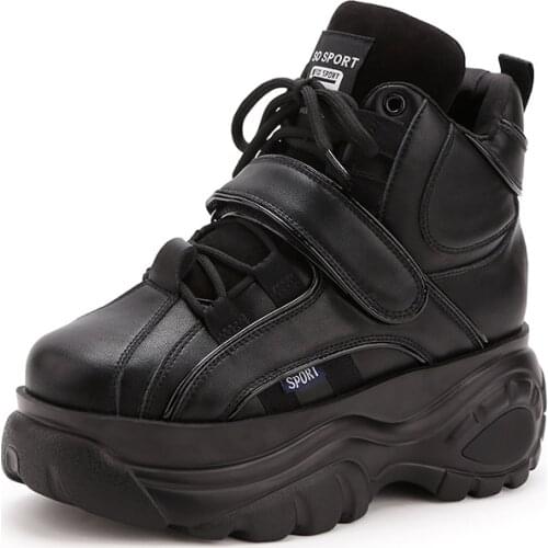 Aphixta Winter Platform Womens Shoes Chunky Sole SneakersWomen Boots Thick Sole Shoes Woman Dad Footwear Plus Size EU 41/42