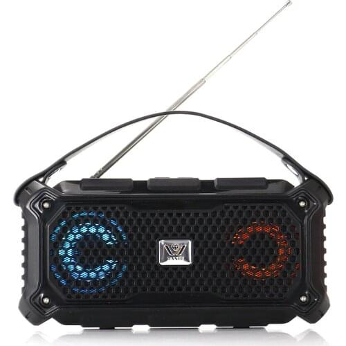 Wireless Bluetooth Speaker Solar Charging Speakers Outdoor Bass Speaker Charge for Phone Support TF FM Subwoofer Loudspeaker