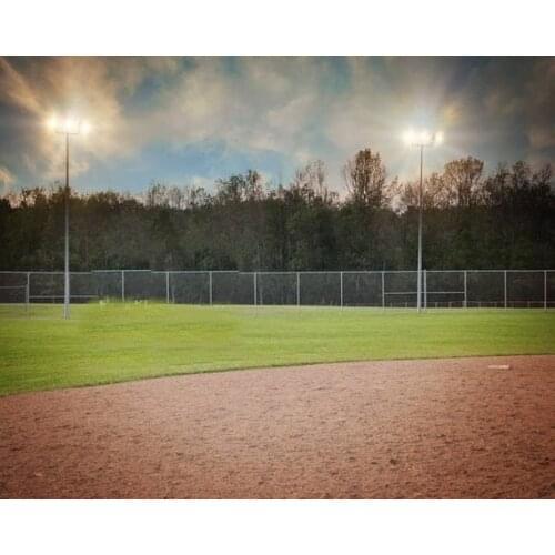 Baseball field sport senior team light backdrops High quality Computer print children kids background