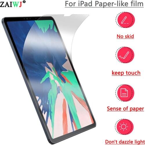 Paper Screen Protector Like Film Matte PET Anti Glare Painting For iPad mini Air 4 3 2 10.9 2020 10.2 Pro 10.5 11 12.9 9.7 inch