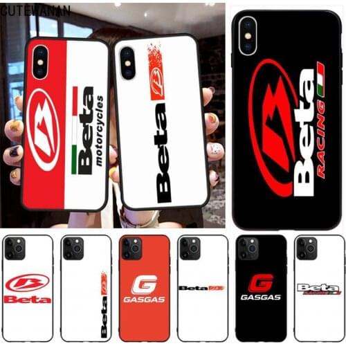 BETA RACING GASGAS Black Cell Phone Case for iphone 12 pro max 11 pro XS MAX 8 7 6 6S Plus X 5S SE 2020 XR case