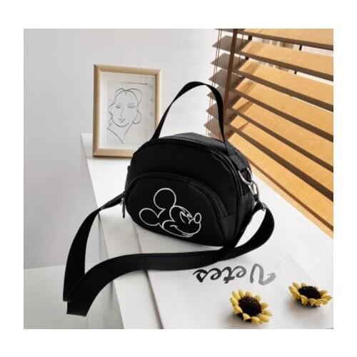 Disney Mickey Mouse Children Shoulder Bag For Girl Boy Fashion Kids Bags Flaps Coins bag Cross Bag Cute Mickey Small Handbag