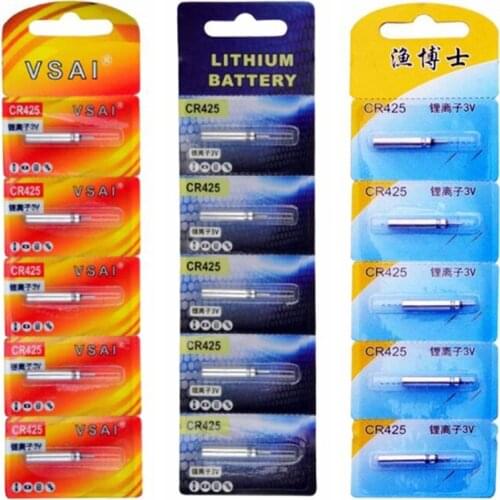 Electronic Fish Float Rechargeable Battery CR425 USB Charger For Electronic Fishing Float Batteries Night Fishing Tackles