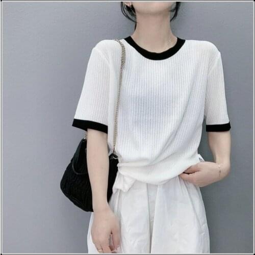 2021 New 20613 (3 Room 8 Ranked No. 7) The Film Web Celebrity Figure Spell Color Round Collar Short Sleeve T-shirt [2000] 29