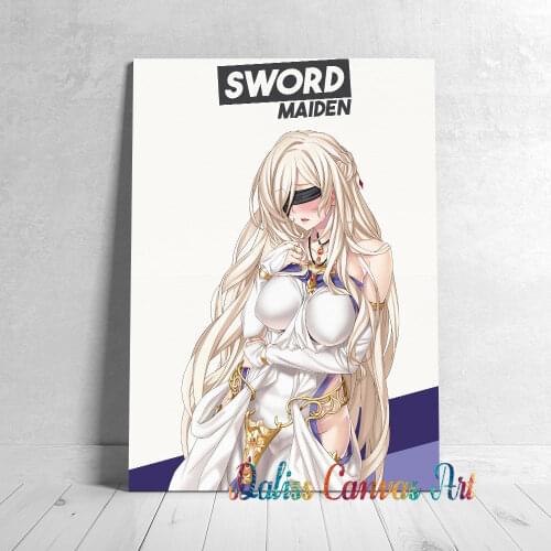 Canvas Sword Maiden Anime Pictures Home Decoration Manga Paintings Poster HD Prints Wall Art Modular Living Room Framed