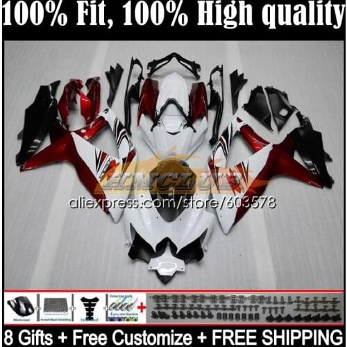Injection For SUZUKI GSXR 750 600 CC GSXR-600 K8 08 6CL.16 GSXR750 GSXR600 08 09 10 GSXR-750 2008 2009 2010 Fairing Dark red