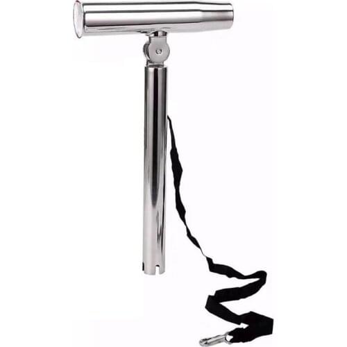 Boat Marine Adjustable Silver Stainless Steel Adjustable Outrigger Fishing Rod Holder For Boat Accessories