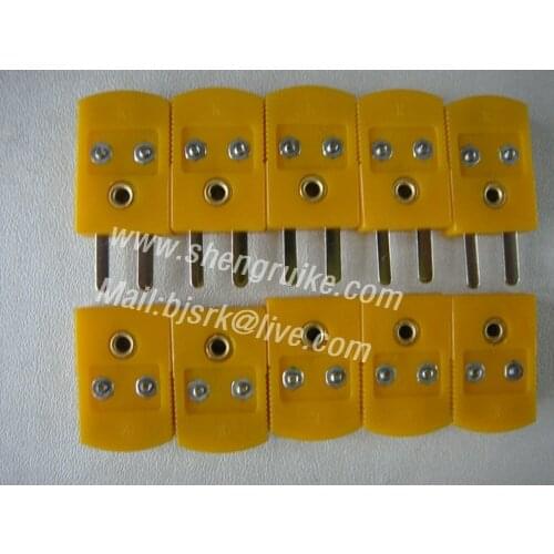 Mini Thermocouple Connector K Flat pin Male and Female