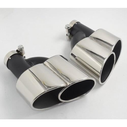 For Audi A4 A5 A6L A7 UP S4 S5 S6 S7 Exhaust Tip Changed WALD Bumper S body kit 304 Stainless Steel Car Muffler tip