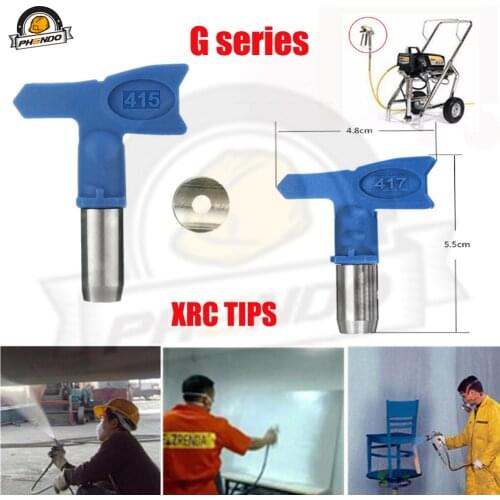 PHENDO Airless Spray Tip Nozzle 1-6 Series Blue Nozzle Sprayer Airbrush Tip For Titan/Wagner Airless Paint Spray Gun