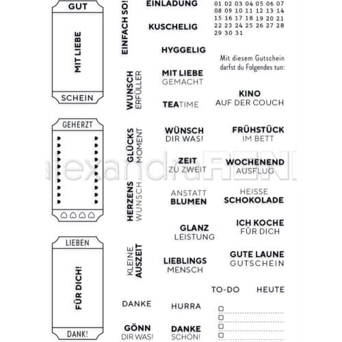 German Clear Stamp Transparent seal for DIY scrapbooking/Card Making c635