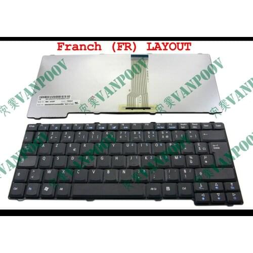 New AZERTY notebook Laptop keyboard for Acer Travelmate 200 240 250 2000 2500 Aspire 1360 1500 1620 1660 3010 5010 French FR