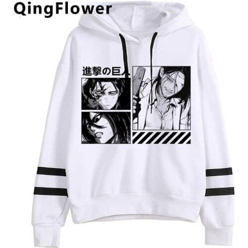 Attack on Titan Shingeki No Kyojin hoodies men Oversized graphic men pullover y2k aesthetic Oversized