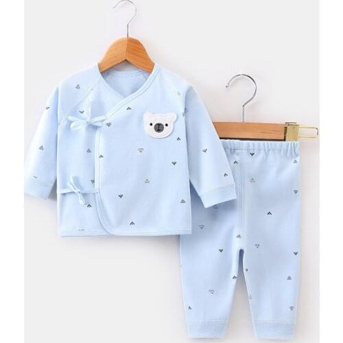 Newborn baby Clothes Pajamas Sets 100% Cotton Baby Underwear Infant Boys Set Autumn Pyjama Bebe Toddler Girls Clothes Outfits