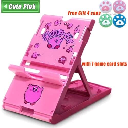 Portable Height Adjustable Foldable ABS Compact Bracket Play stand Stand Holder for Nintendo Nintend Switch Console Controller