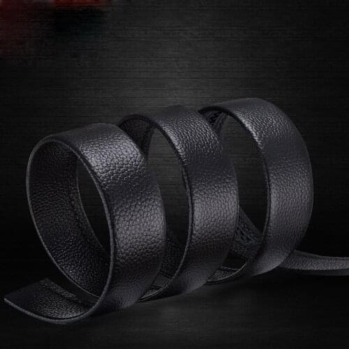 New Style Male Automatic Buckle Belt Without Buckle Belt Brand Mens High Quality Mens Authentic Belt Jeans Leather Jeans