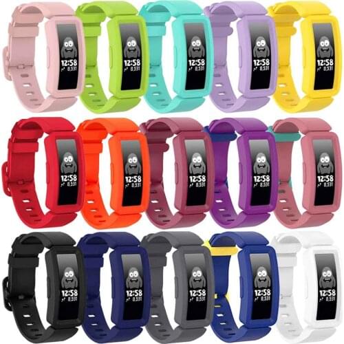 Silicone Wrist Band Strap For Fitbit Ace 2 Kids Watch Replacement Belt Bracelet Wristbands For Fitbit Inspire/Inspire HR