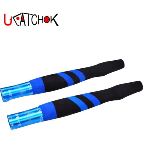 1pcs/pack lure rod EVA handle grip+alluminium alloy winding metal check fishing rod DIY components fishing tackle accessories