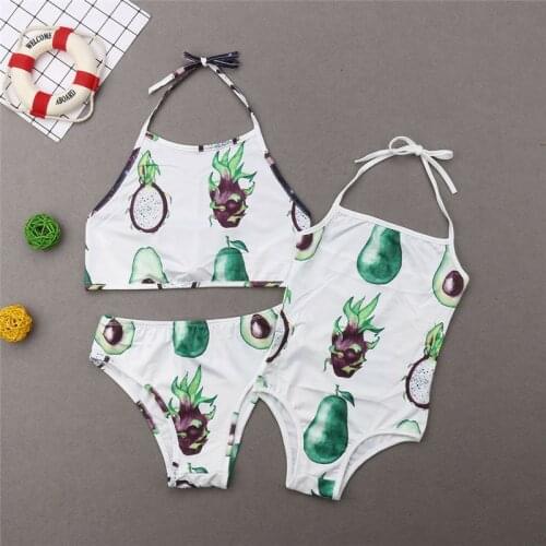 Family Matching Swimsuit Mother Baby Girls Swimwear Women Bikini Set Ladies Swimwear Bathing Swimming Suit For Women Beachwear