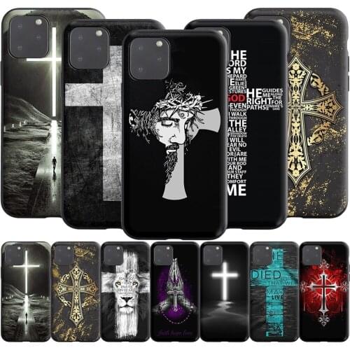 Jesus Cross Silicone Case for Realme Narzo 30A GT NEO C3 C25 C21 C20 C17 C15 C12 C11 8 7 7i 6 6i Pro
