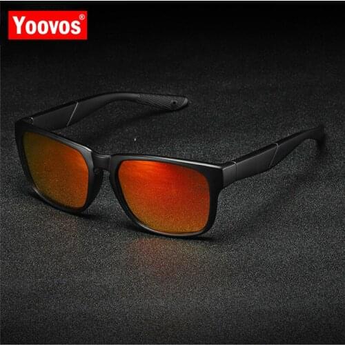 Yoovos Polarized Sunglasses Men 2021 Square Retro Vintage Sunglasses Men/Women Polarized Mirror Luxury Brand Gafas De Sol Hombre