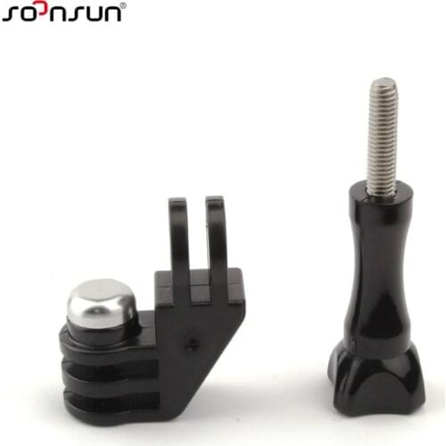 SOONSUN Compact 90 Degree Direction Elbow Mount Tripod Mount for GoPro Hero 7 6 5 4 3+ 2018 SJCAM For Xiaomi Yi Camera Accessory