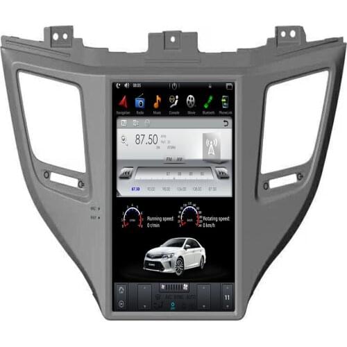Tesla IPS Screen Android 9.0 7.1 Car No CD DVD Player Radio GPS Navigation For Hyundai Tucson 2015 2016 2017 2018 19 Headunit