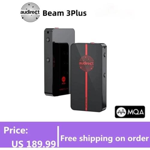 Hilidac Audirect Beam 3plus MQA DAC Headphone Amplifier ES9281AC Bluetooth Support sbc/aac/aptx/aptx-HD/LDAC with 3.5mm/4.4mm