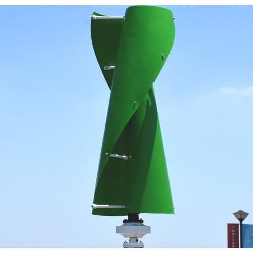 1kw vertical wind turbine permanent magnet generator three phase 1000w 24v 48v vertical axis windmill with controller