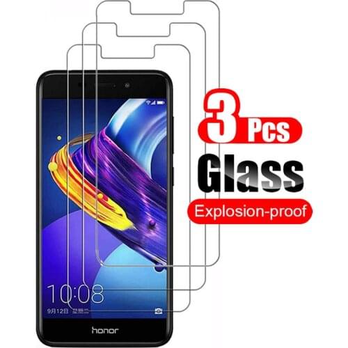 3Pcs Tempered Glass For Huawei Honor 6C Pro Screen Protector Toughened Protective Film For Huawei Honor V9 Play Crystal Clear 9H