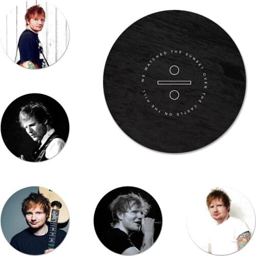 Ed sheeran Icons Pins Badge Decoration Brooches Metal Badges For Clothes Backpack Decoration 58mm